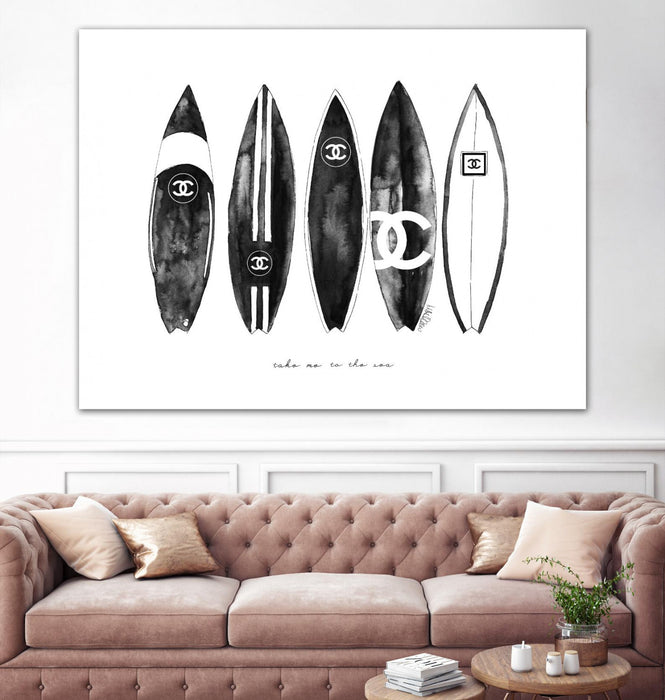 Œuvre d’art murale Giant Art « Surf Landscape » 72 x 54