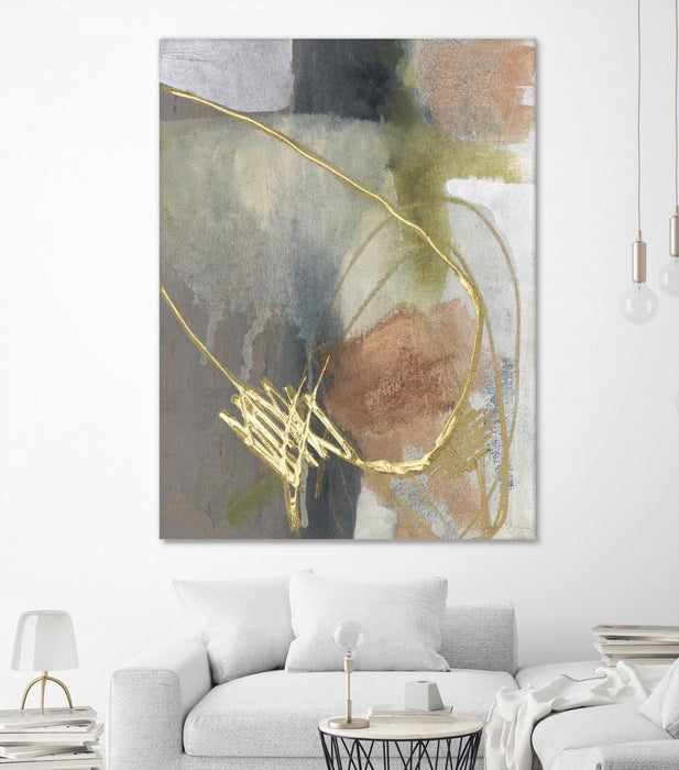 Œuvre d’art murale Giant Art « Burnished Loops Ii » 72 x 54