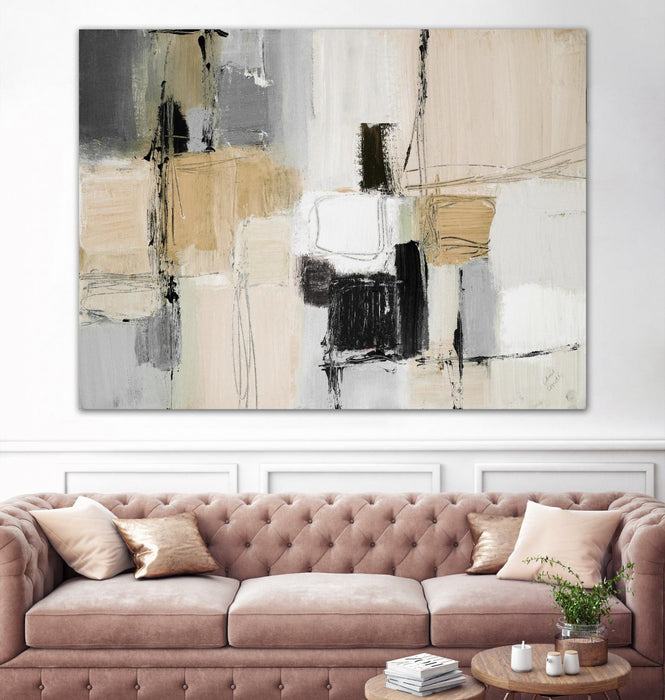 Œuvre d’art murale Giant Art « Neutral Variety » 72 x 54