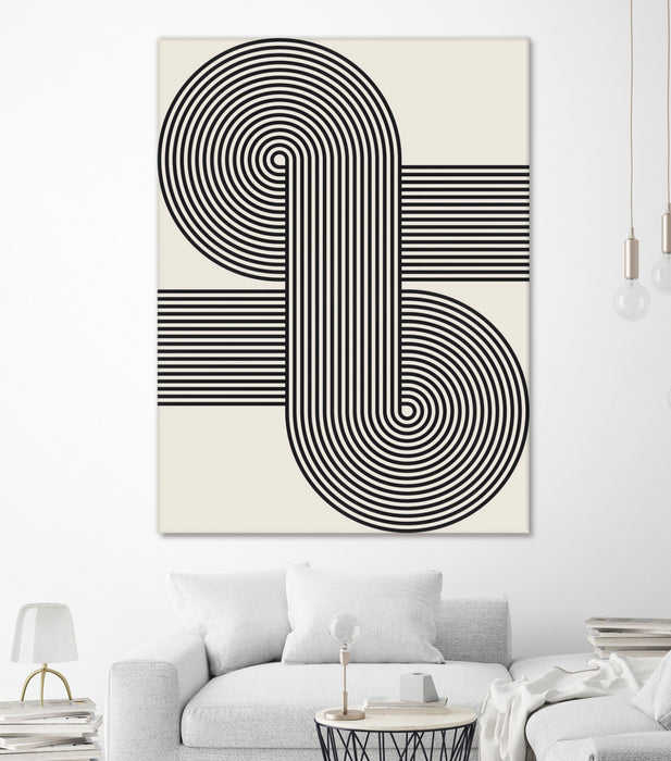 Œuvre d’art murale Giant Art « Simplicity Xv » 72 x 54