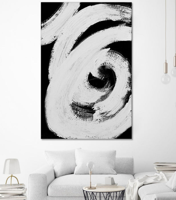 Œuvre d’art murale Giant Art « Loosely Intertwined I » 84 x 54