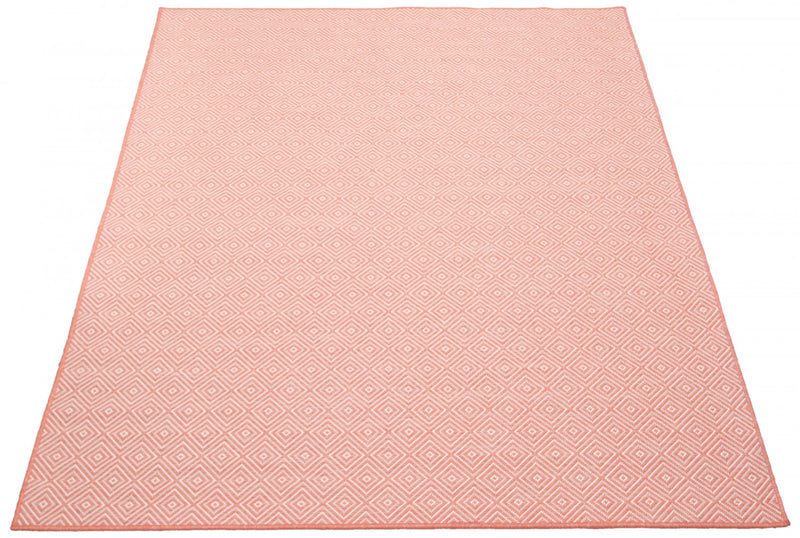 Carpette Neisha Diamond corail 6 pi 7 po x 9 pi 6 po