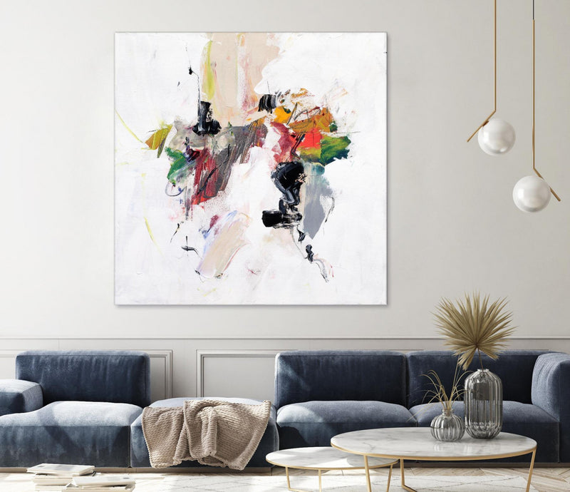 Œuvre d’art murale Giant Art « Go For It » 72 x 72