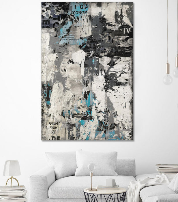 Œuvre d’art murale Giant Art « Wall Street Transactions.tif » 84 x 54
