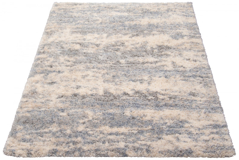 Carpette Astra crème/bleu clair - 3 pi 11 po x 5 pi 7 po