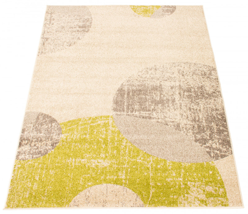 Carpette Ellegance ivoirevert 7 pi 10 po x 10 pi 2 po