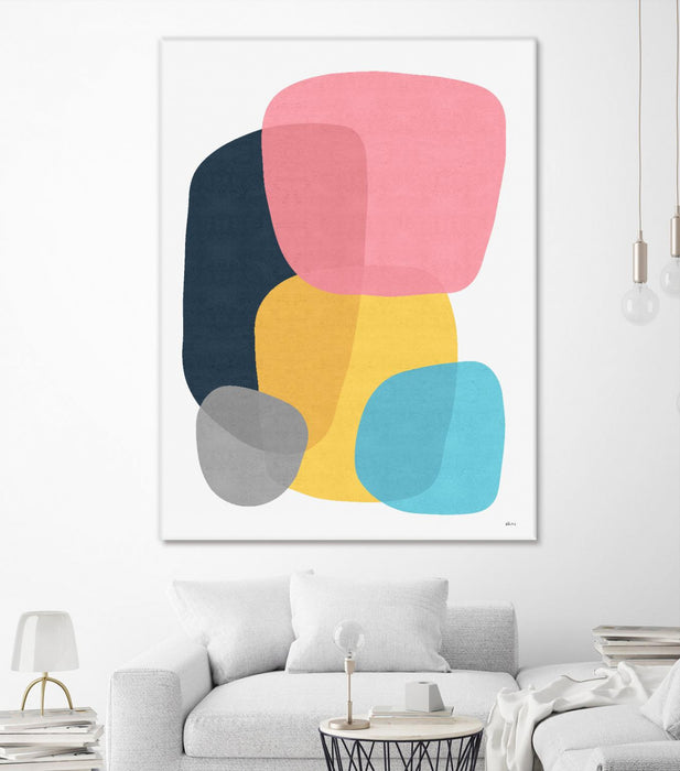 Œuvre d’art murale Giant Art « Abstract Vii » 72 x 54