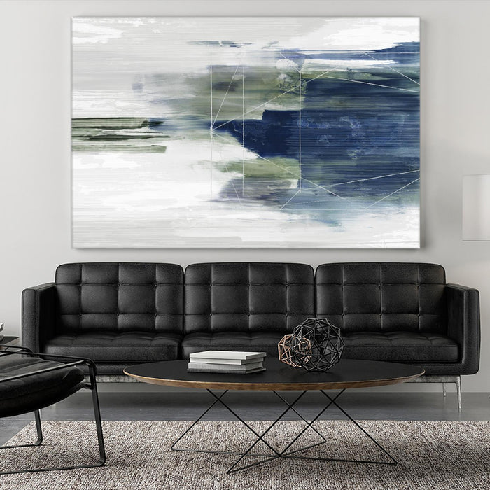 Œuvre d’art murale Giant Art « Fading Forms » 84 x 54