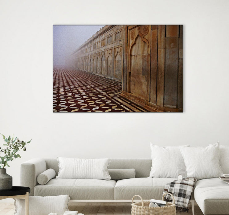 Œuvre d’art murale sur toile encadrée noire « Shapes Iii » 36 x 24