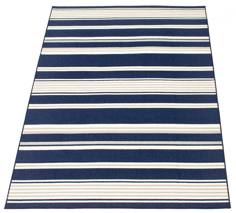 Carpette Talya bleu marine 6 pi 7 po x 9 pi 6 po