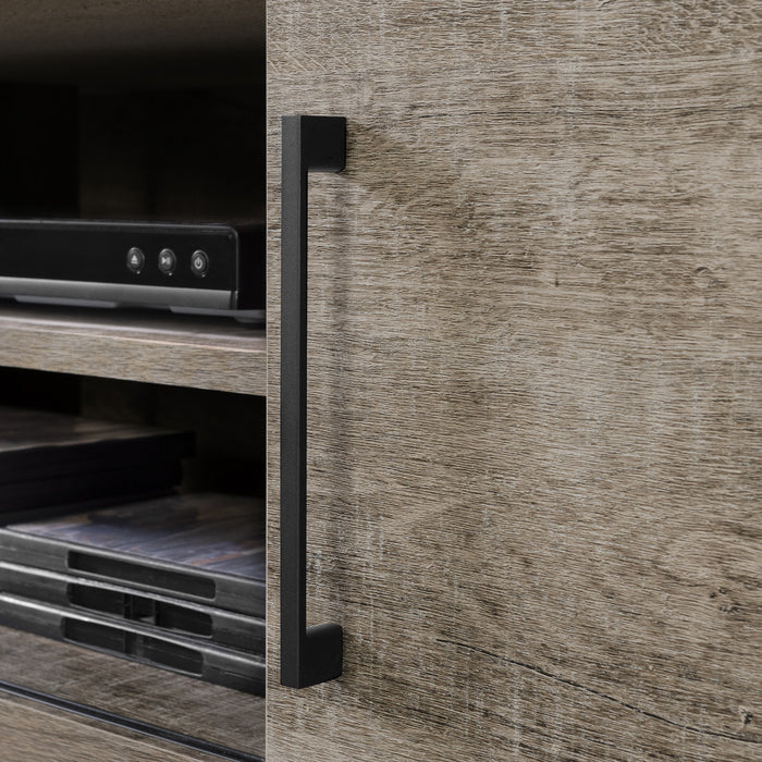 Console multimédia murale Munich - chêne vieilli