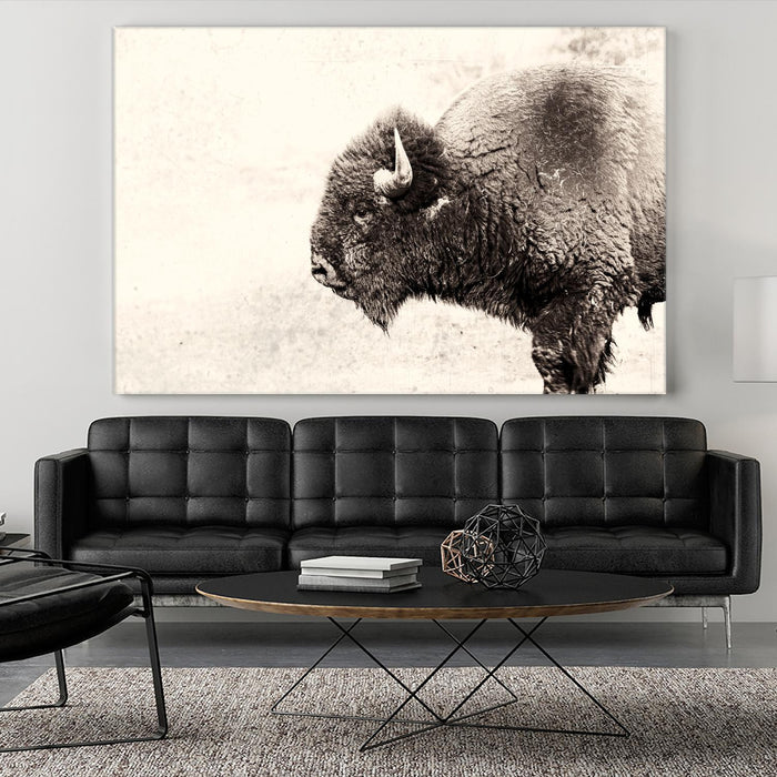 Œuvre d’art murale Giant Art « Buffalo » 72 x 48
