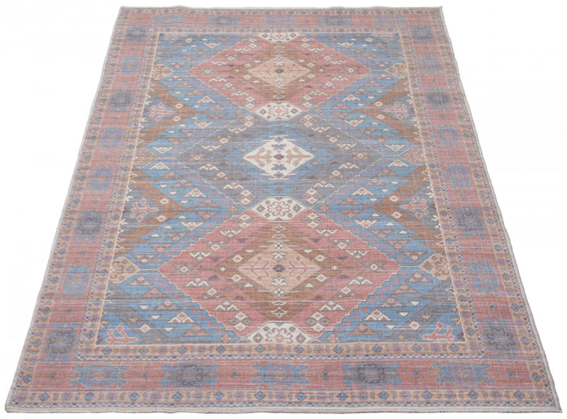 Carpette Samia bleu clair 7 pi 10 po x 10 pi 0 po