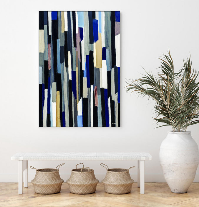 Œuvre d’art murale sur toile encadrée noire « Modernday » 24 x 36