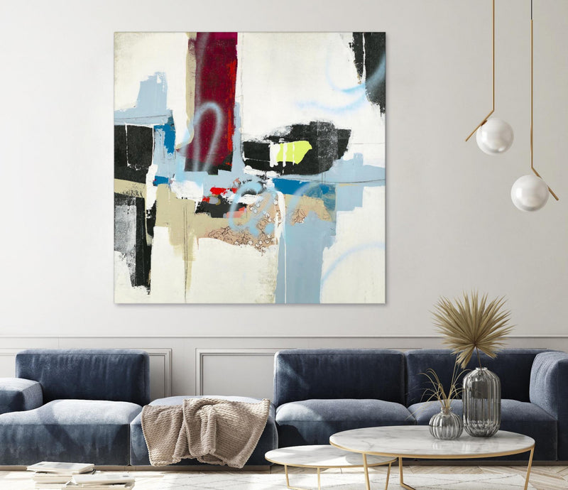 Œuvre d’art murale Giant Art « To Tell The Truth I » 72 x 72