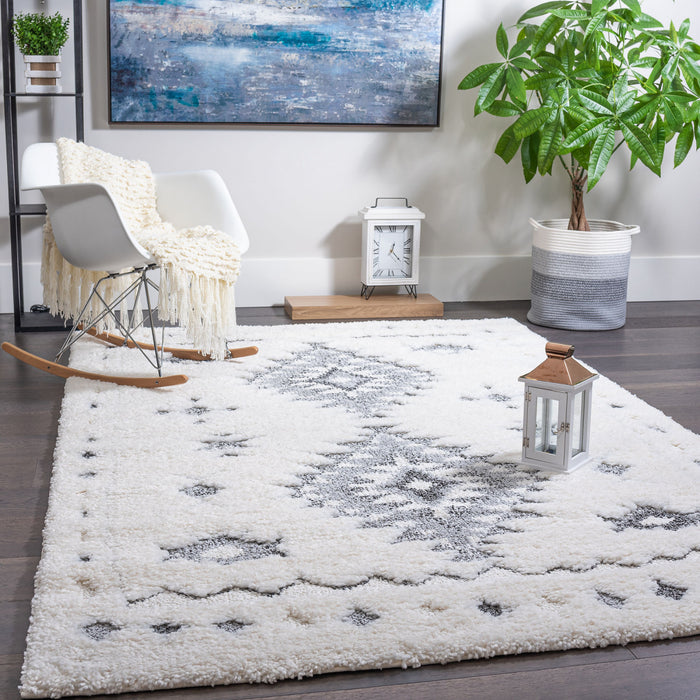 Carpette Lola Diamond grise 3 x 5