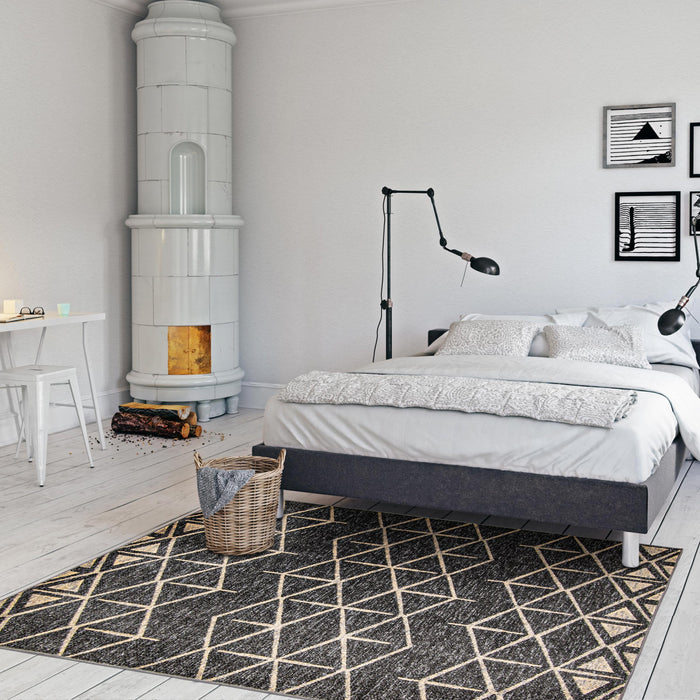 Carpette Davina grise - 6 pi 7 po x 9 pi 10 po