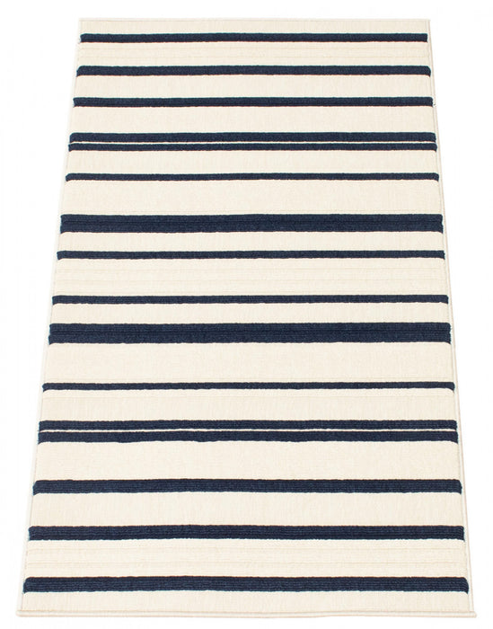 Carpette Talya bleueivoire 2 pi 8 po x 4 pi 11 po