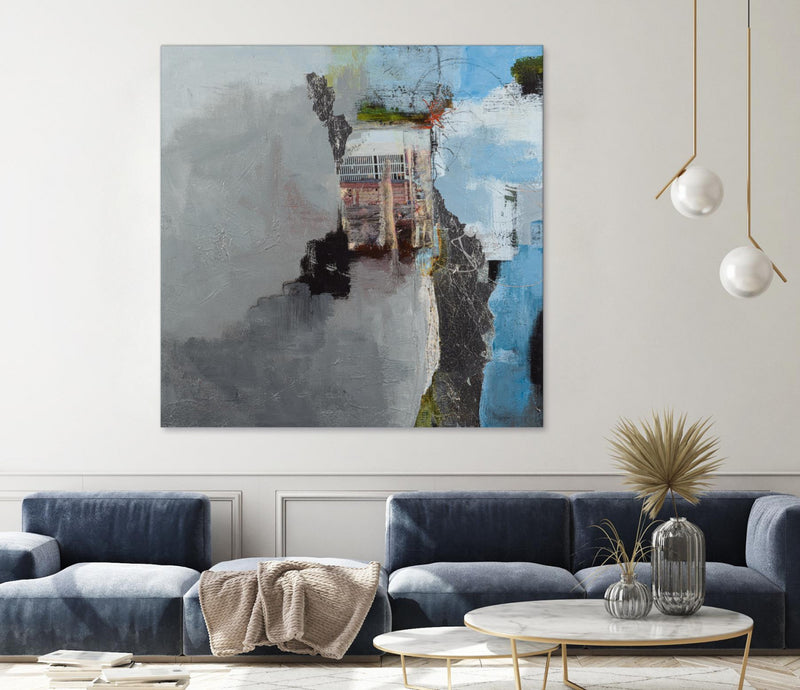 Œuvre d’art murale Giant Art « Living On The Edge » 72 x 72