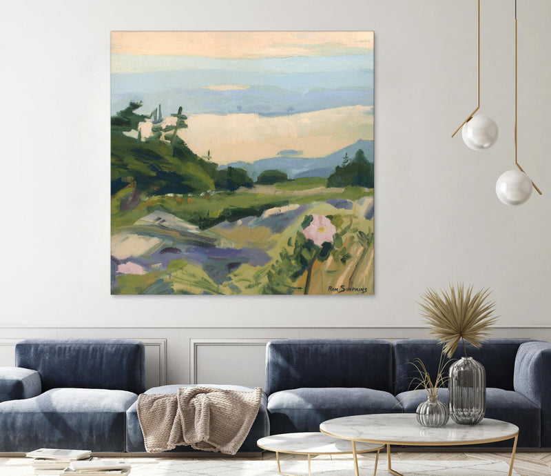 Œuvre d’art murale Giant Art « Top Of The World » 54 x 54