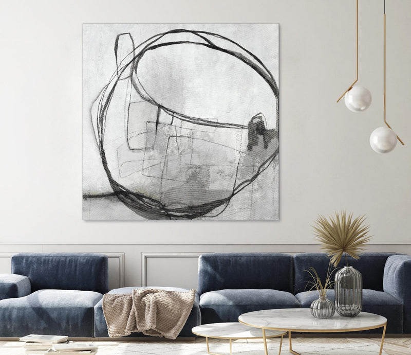 Œuvre d’art murale Giant Art « Lucent Sphere » 54 x 54