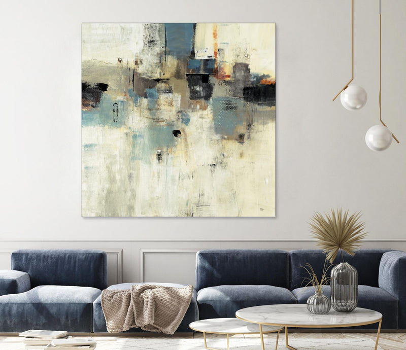Œuvre d’art murale Giant Art « Let's Go Ii » 72 x 72