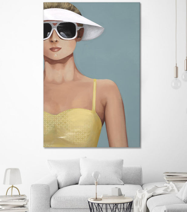Œuvre d’art murale Giant Art « Glamour Rays » 72 x 48