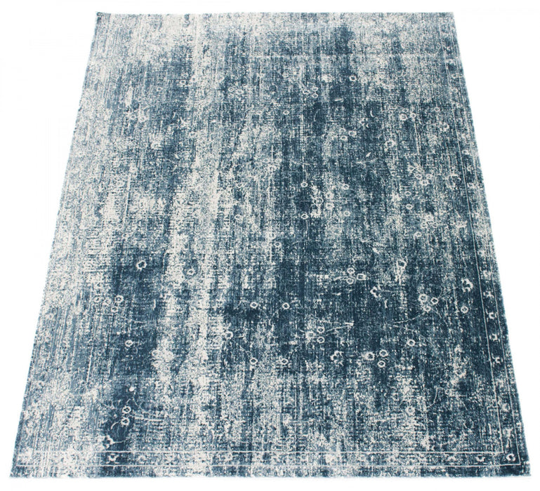 Carpette Dayna bleue 5 pi 3 po x 7 pi 3 po