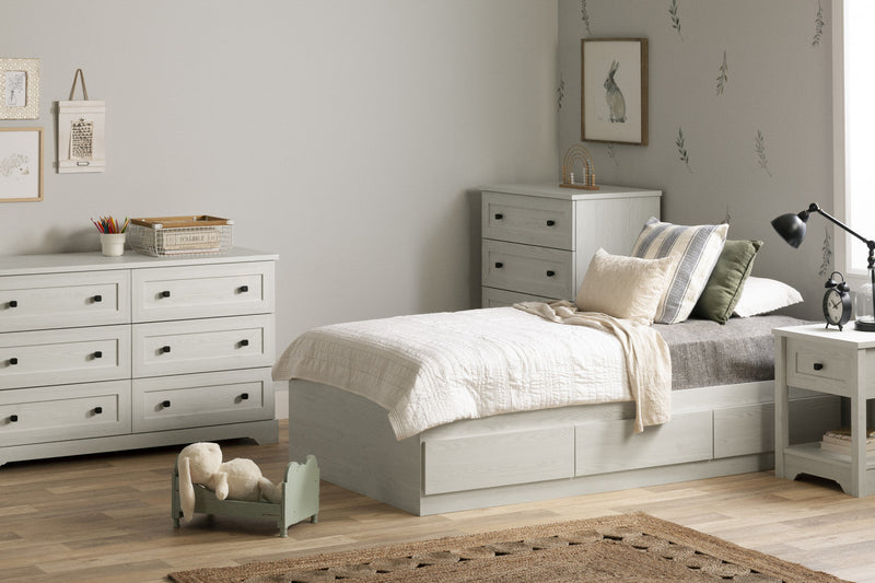 Table de nuit Hazen - pin blanc