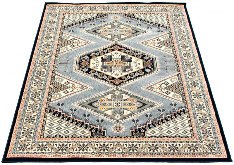 Carpette Quincy bleue - 7 pi 10 po x 10 pi 2 po 