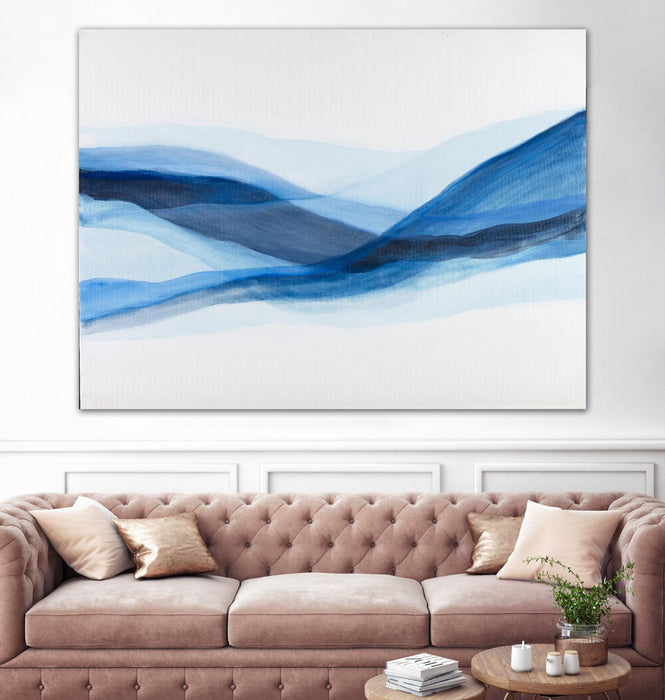 Œuvre d’art murale Giant Art « Baleine » 72 x 54