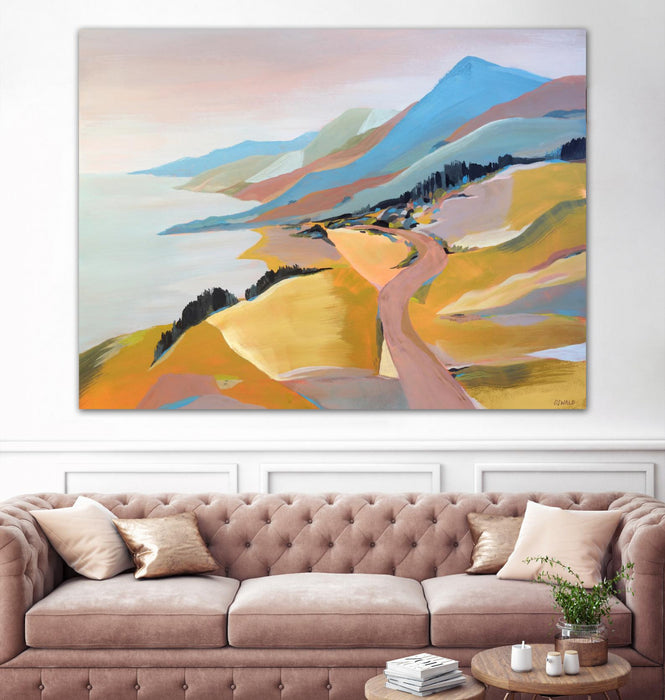 Œuvre d’art murale Giant Art « Monterey To The Sea » 72 x 54
