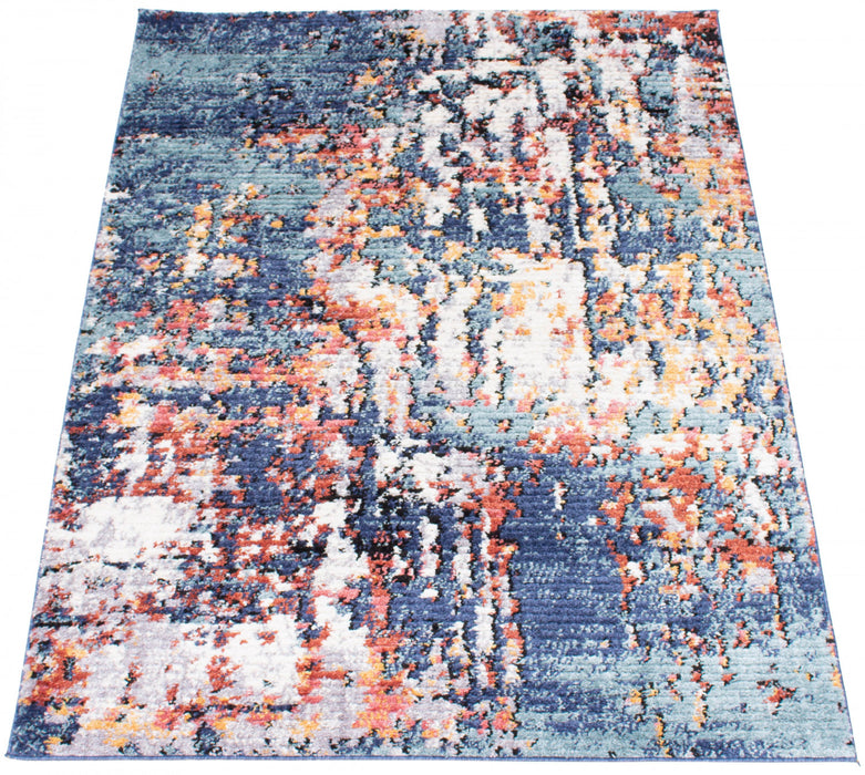 Carpette Paloma Vintage bleue - 3 pi 11 po x 5 pi 11 po
