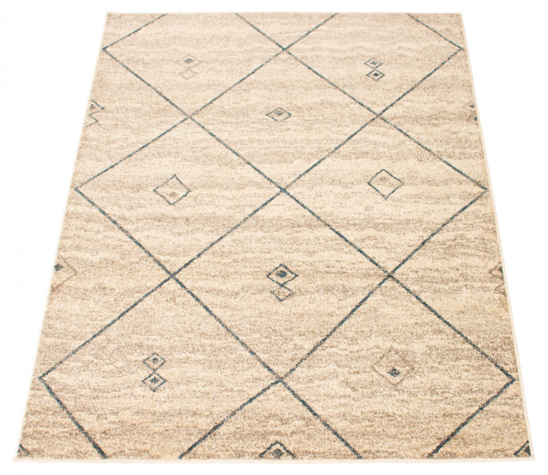 Carpette Grande ivoirebleu 7 pi 10 po x 10 pi 2 po