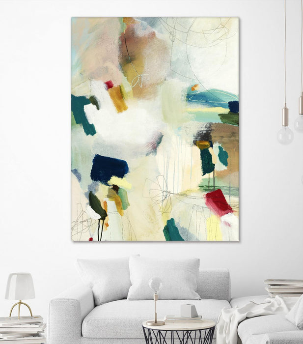 Œuvre d’art murale Giant Art « Medley 1 » 72 x 54