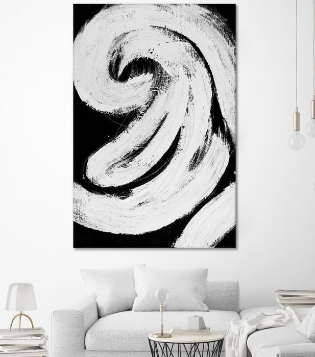 Œuvre d’art murale Giant Art « Loosely Intertwined Ii » 84 x 54