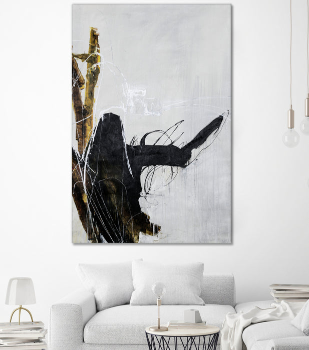Œuvre d’art murale Giant Art « Lever Down » 72 x 48