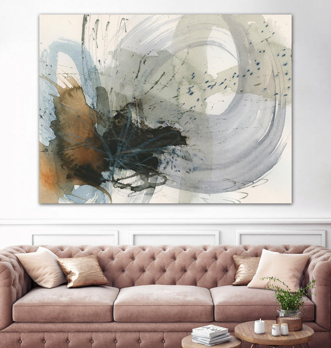 Œuvre d’art murale Giant Art « Orbital Burst Ii » 72 x 54