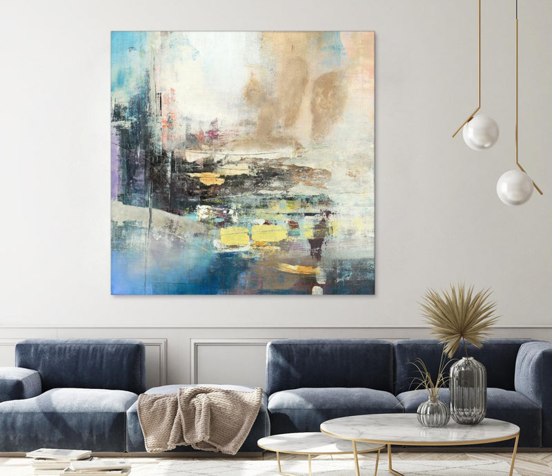 Œuvre d’art murale Giant Art « Awaken I » 72 x 72