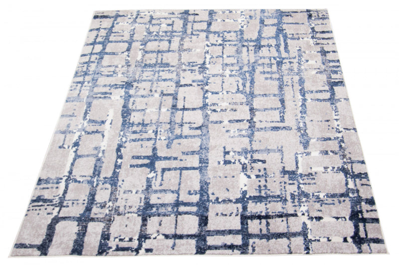 Carpette Jewel bleu marine - 3 pi 11 po x 5 pi 7 po