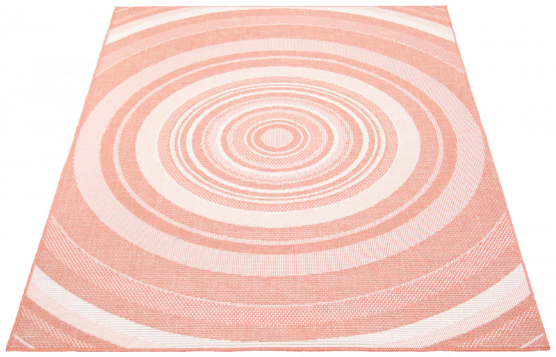 Carpette Neisha Modern corail 5 pi 3 po x 7 pi 3 po