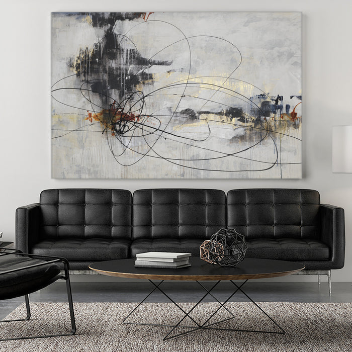 Œuvre d’art murale Giant Art « Mess With The Mind I » 84 x 54