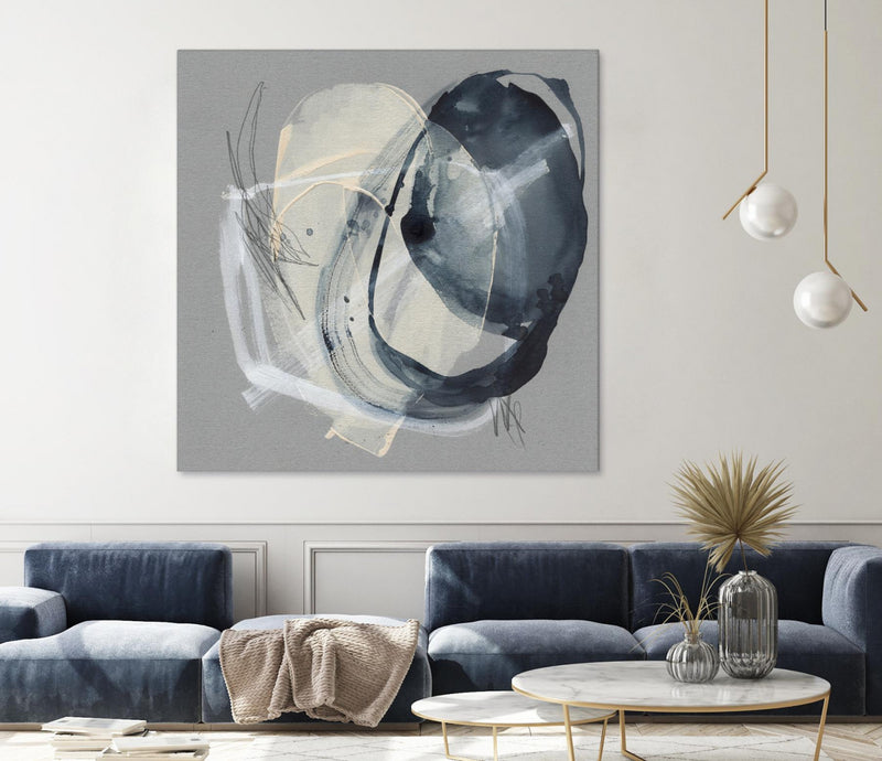 Œuvre d’art murale Giant Art « Tandem Loops Ii » 54 x 54