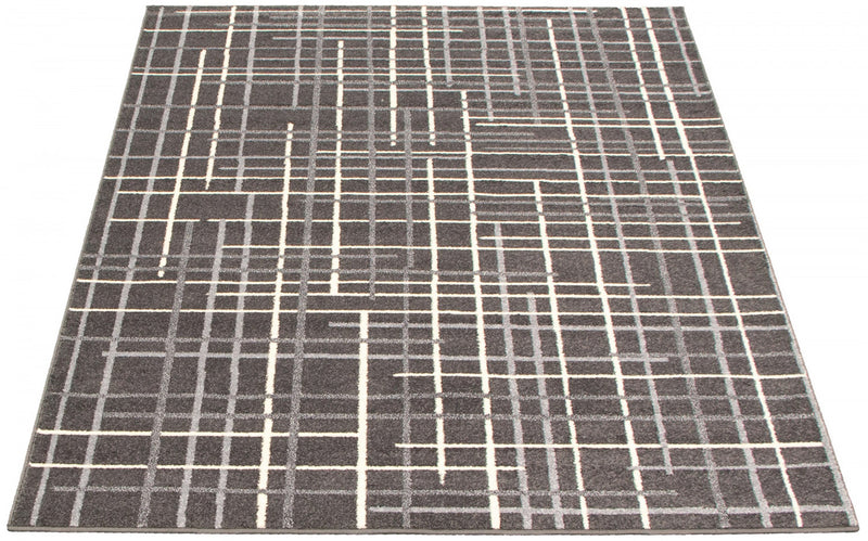 Carpette Taite anthracite - 7 pi 10 pox 10 pi 2 po