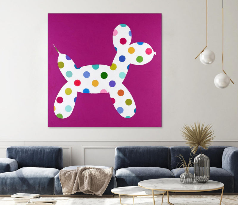 Œuvre d’art murale Giant Art « Dottie » 54 x 54