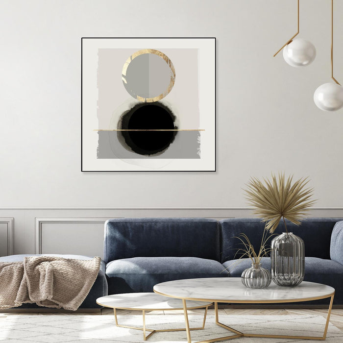 Œuvre d'art murale sur toile encadrée noire « Dream Life Inspired I » 20 x 20