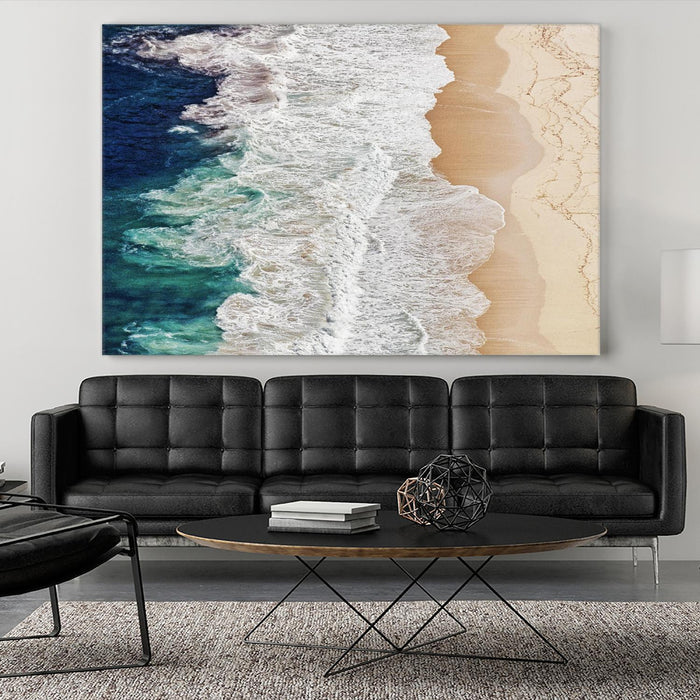 Œuvre d’art murale Giant Art « Feldtkeller - Where The Ocean Ends » 84 x 54