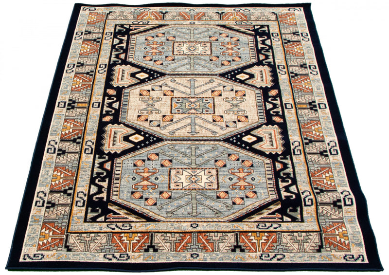 Carpette Quincy bleu marine - 7 pi 10 po x 10 pi 2 po 