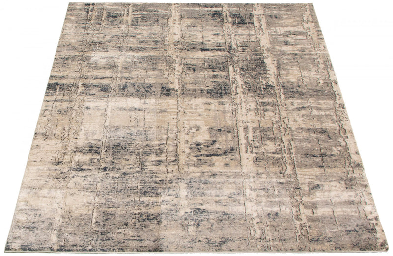 Carpette Octavian Abstract ivoire - 6 pi 7 pox 9 pi 6 po