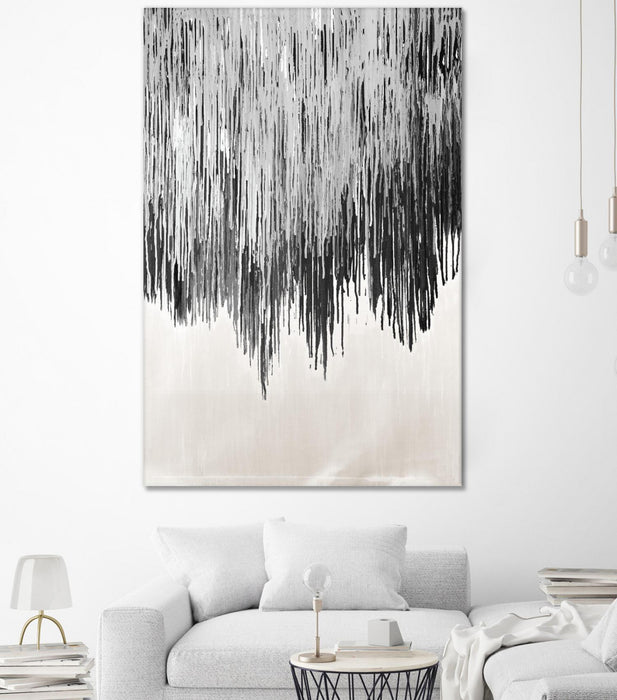 Œuvre d’art murale Giant Art « Stained Shower Ii » 84 x 54